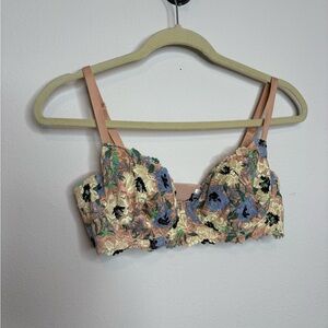 Old Navy Beige Lace Bralette